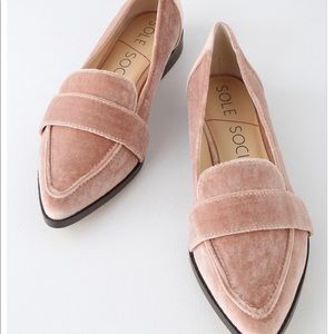 Sole Society Edie moonlight suede loafer